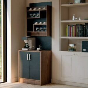 Home Coffee Corner Gallery 200x40x70 Bottom * Black