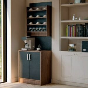 Home Coffee Corner Gallery 200x40x70 Bottom * Black