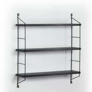 Black Floating Shelves - Black 68X60X15