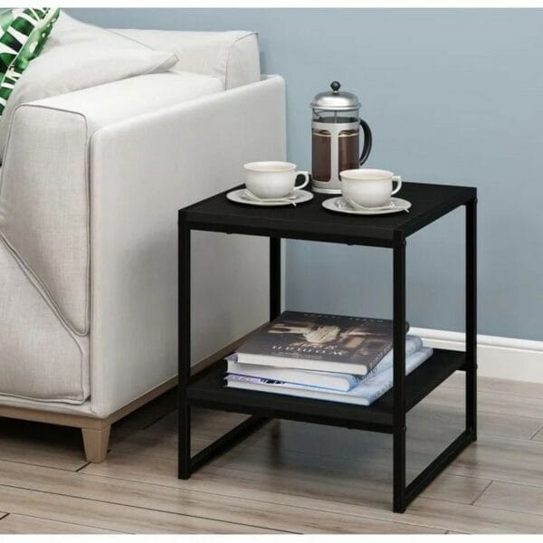 Tall End Table BLACK 45X40X40