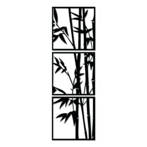Decorative Bambo wood wall Art 3 panels 40X125 cm