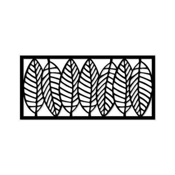 Decorative tree leaves wood wall Art 80x35 cm