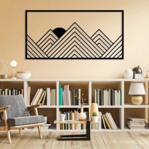 Beautiful Mountain Wood Wall Art 60x120