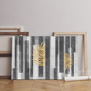 abstract geometry canvas quality art design Printed wall art