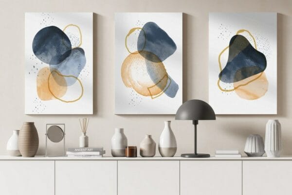 Home Gallery painting canvas brush texture decoration with art acrylic Printed wall art