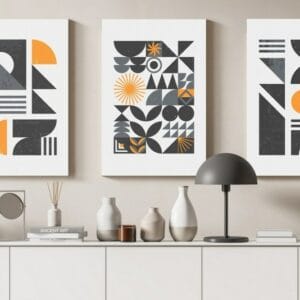 modern bauhaus posters canvas Printed wall art