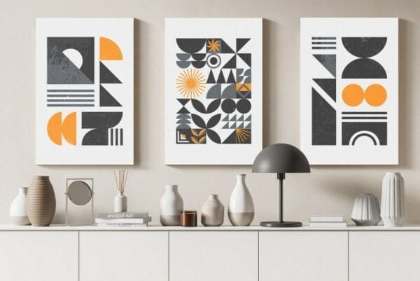 modern bauhaus posters canvas Printed wall art