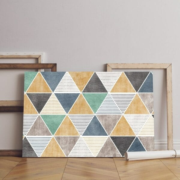 modern simple style geometric canvas art Printed wall art