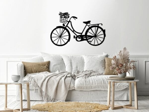 Bike wall Sticker 70x110 Black