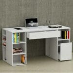 Home Office Gallery 75x60x145 White