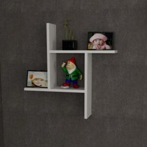 Home Gallery Wall Shelf 65x65x15 White