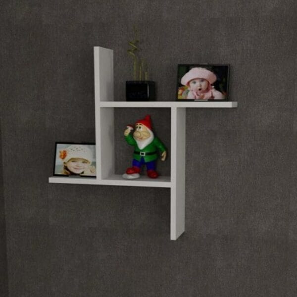 Home Gallery Wall Shelf 65x65x15 White