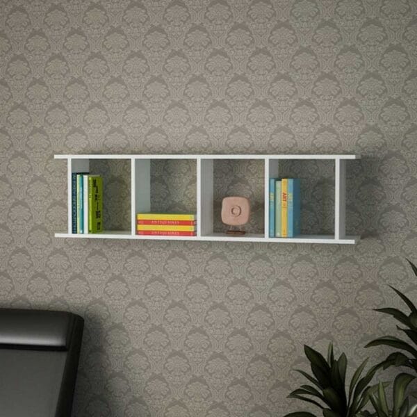 Home Gallery Wall Shelf 33x120x20 White