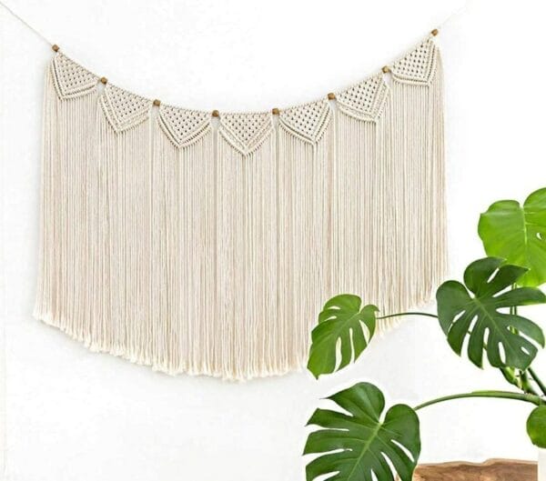 Amazing Macrame Woven Wall Hanging Fringe Garland Banner Bohemian Handmade