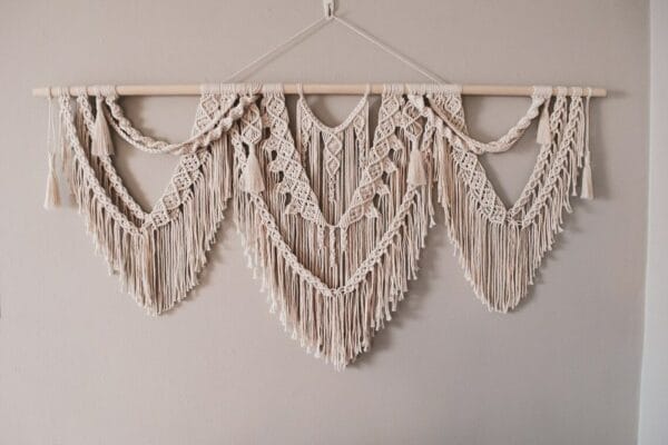 Amazing Macrame Pattern wall hanging Handmade