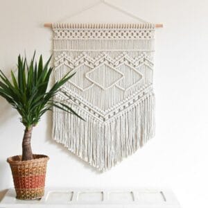 Beautiful Macrame Pattern wall hanging Handmade