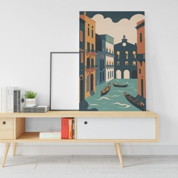 One of the Italy's canvas most famous and historic cities Printed wall art