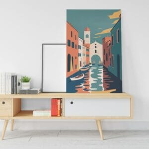 The Beautiful city of Venice, Italy canvas Printed wall art