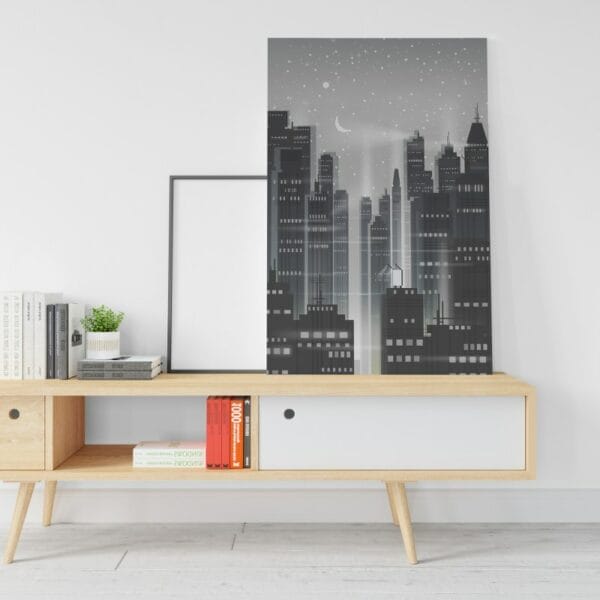 Amazing Black and White canvas Empire State New York Skyline
