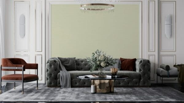 Plain light-color background Fabric Wallpaper Covers an area ​​up to 4.2mX3m with adhesive  and smoothing tool