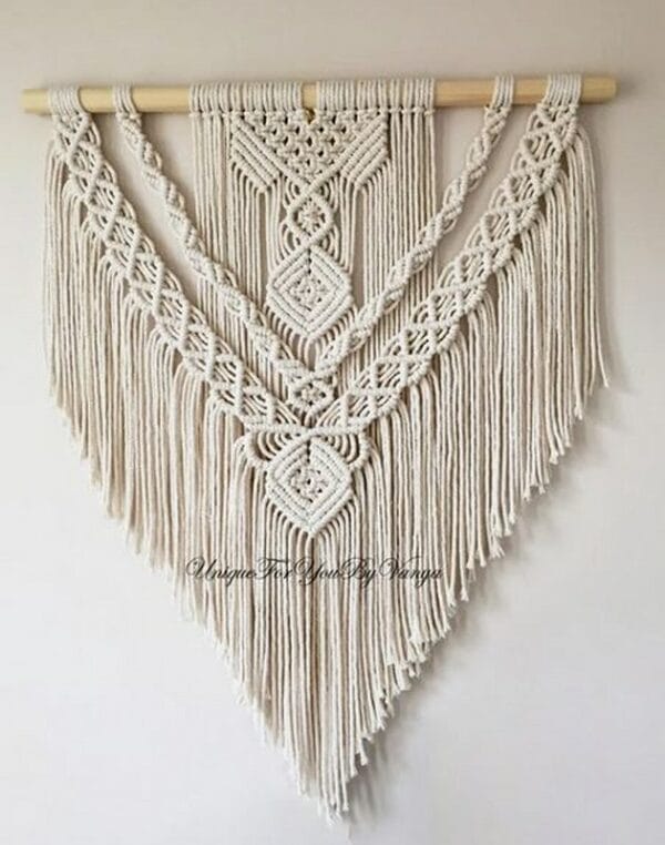 Classic Macrame wall hanging pattern