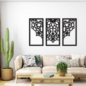 Mandala Mural Wood Wall Art 130x80