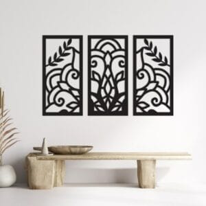 Decorative Mandala Panels Wood Wall Art 130x80