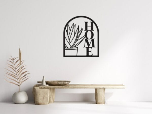 Home Sign Framed Wood Wall Art 50x60