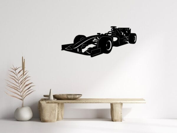 Race car wall sign Wood Wall Art 75x30