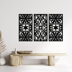 Starlight Night Panels Wood Wall Art 130x80