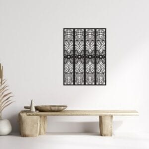 Art Nouveau Inspired Wood Wall Panel 80x60