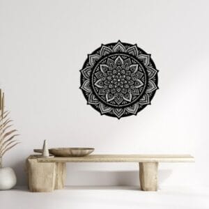 Bohemian Medallion Wood Wall Art 80x80