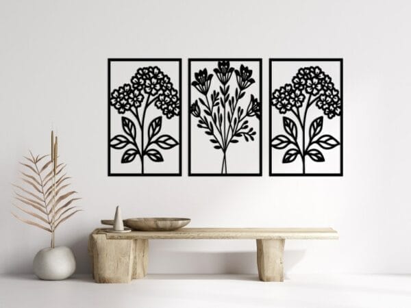 Botanical Elegance Wood Panels 160x80