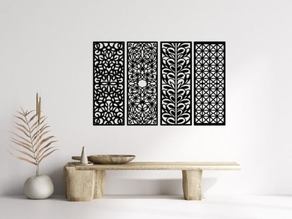 A Symphony of Patterns Wood Wall Art 125x80