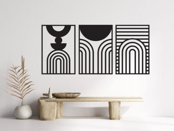 Desert Sunset Wood Wall Art 175x80