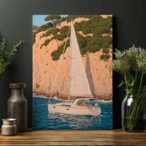 Ocean Escape Printed on canvas wall art
