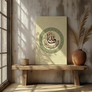 Surah Yusuf Arabic calligraphy Printed On Canvas Wall Art