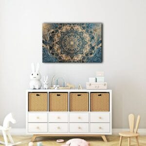 Luxury Mandala Design Printed On Canvas Wall Art