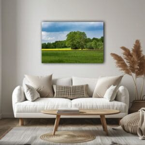 The Art House Green Forest Canvas Wall Art Print